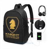Knight Foundation Law & Gov USB Charge Backpack