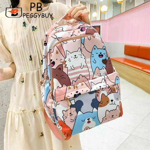 Animal Print School Bags for Girls Laptop Bags Travel Daypacks