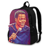 Chris Rock School Bag Big Capacity Backpack Laptop 15 Inch Stand Up Comedy