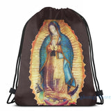 Funny Graphic Our Lady of Guadalupe Virgin Mary Tilma USB Charge Backpack