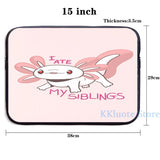 Funny Axolotl Baby USB Charge Backpack School Travel Laptop Bag