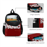 Dont Panic T-Shirt 3D Print Backpack Casual Bag Hitchhikers Guide