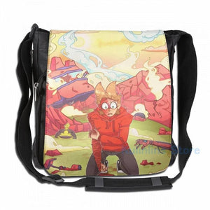 Eddsworld Tord USB Charge Backpack Funny Graphic Print School Travel Laptop Bag