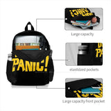 Dont Panic! School Bag Big Capacity Backpack Laptop 15 Inch