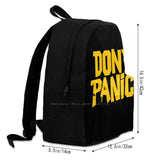 Dont Panic! School Bag Big Capacity Backpack Laptop 15 Inch