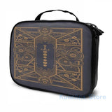 Steampunk Polyhedral Dice Sword USB Charge Backpack School Travel Laptop Bag
