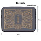 Steampunk Polyhedral Dice Sword USB Charge Backpack School Travel Laptop Bag