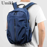 Oxford Cloth Backpack Large Capacity Knapsack Handbag for Leisure Daily Travel