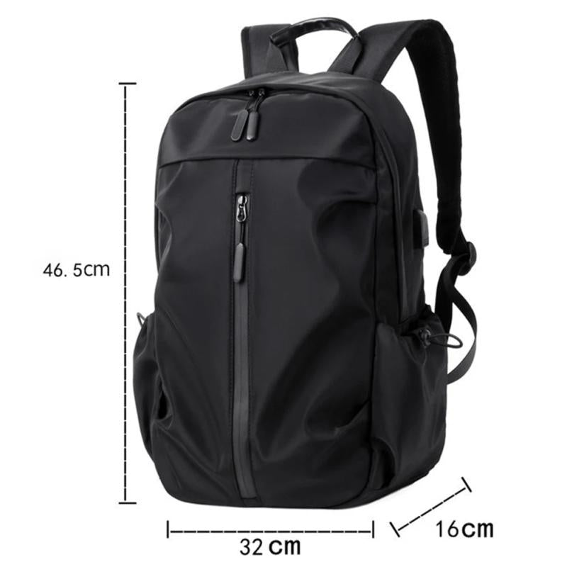 Oxford Cloth Backpack Large Capacity Knapsack Handbag for Leisure Daily Travel
