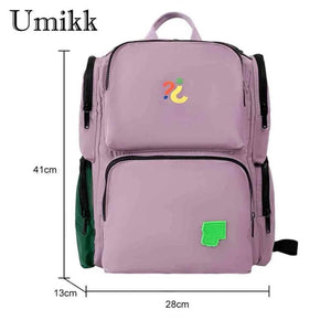 Large Capacity Student School Bag Hit Travel Daypacks Multi-pocket College Backp