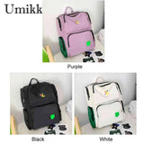 Large Capacity Student School Bag Hit Travel Daypacks Multi-pocket College Backp
