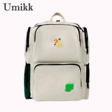Large Capacity Student School Bag Hit Travel Daypacks Multi-pocket College Backp