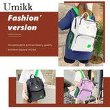 Large Capacity Student School Bag Hit Travel Daypacks Multi-pocket College Backp