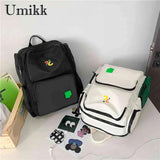 Large Capacity Student School Bag Hit Travel Daypacks Multi-pocket College Backp