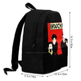Indochine Band Music Rock N Roll School Bags For Teenage Girls
