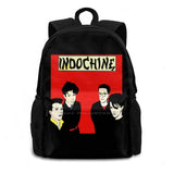 Indochine Band Music Rock N Roll School Bags For Teenage Girls