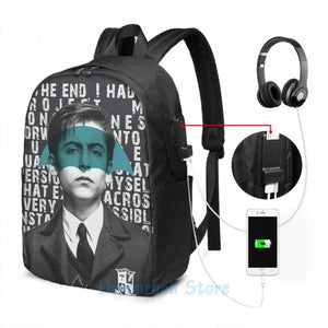 Funny Graphic Print The Umbrella Academy - Five is Back USB Charge Backpack