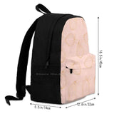 Classic Bag Backpack For Men Women Girls Teenage Peach Strawberry Leaves