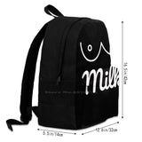 Teenage Girls School Laptop Bag Milk Design