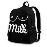 Teenage Girls School Laptop Bag Milk Design