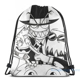 Villainous USB Charge Backpack Funny Graphic Print Men Women Travel Laptop Bag