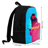 Travel Laptop School Backpack Bag Blond Motorcycle Pink S Ivy