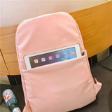 Waterproof Nylon Women Backpack Travel Bag Large Capacity