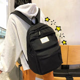Waterproof Nylon Women Backpack Travel Bag Large Capacity