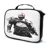 Kratos USB Charge Backpack Funny Graphic Print for School Travel