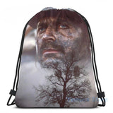 Funny Graphic Print USB Charge Backpack School Bag Travel Laptop Bag