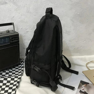 Large Capacity Travel Bag Solid Harajuku Student Schoolbag Backpack