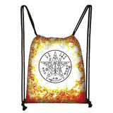 Lord Tetragrammaton Backpack Religion Jesus Holy Mary Drawstring Bags