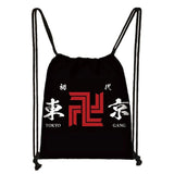 Tokyo Revengers Drawstring Bag for Travel Backpacks Casual Teenagers