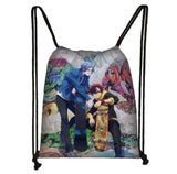 SK8 The Infinity Drawstring Bag Teenagers Backpack Student Storage Bag