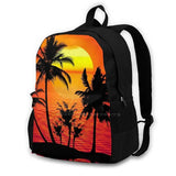 Summer Palm Trees Waves Beach Laptop Sleeve Gift For Her Women Men Teens
