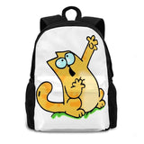 Funny Joke Laptop Backpack Bag with Magnets