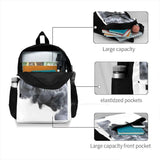 Smokey Eye School Bags For Teenage Girls Laptop Travel Bags