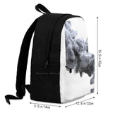 Smokey Eye School Bags For Teenage Girls Laptop Travel Bags