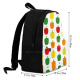 Bell Pepper Pattern Satchel Schoolbag Backpack