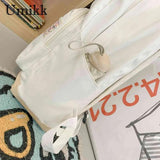 Floral Prints Splicing Shoulder Rucksack for Teenager Boys Girls