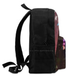 Crystalized Illusion School Bags For Teenage Girls Laptop Travel Bags Portrait I