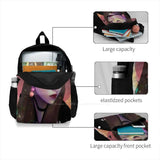 Crystalized Illusion School Bags For Teenage Girls Laptop Travel Bags Portrait I