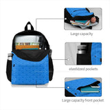 Japanese Waves Teen College Student Backpack Laptop Bag