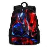 Art Of Noise Abstract School Bag For Teenage Girls Laptop Travel Bags