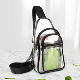 Clear Shoulder Bag Large Capacity Mini PVC Chest Daypack