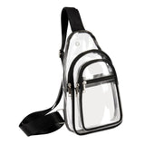 Clear Shoulder Bag Large Capacity Mini PVC Chest Daypack