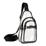 Clear Shoulder Bag Large Capacity Mini PVC Chest Daypack