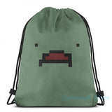 Funny Graphic Print USB Charge Backpack School Travel Laptop Bag