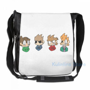 Funny Graphic Eddsworld USB Charge Backpack School Travel Laptop Bag