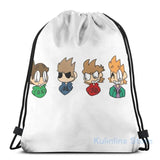 Funny Graphic Eddsworld USB Charge Backpack School Travel Laptop Bag